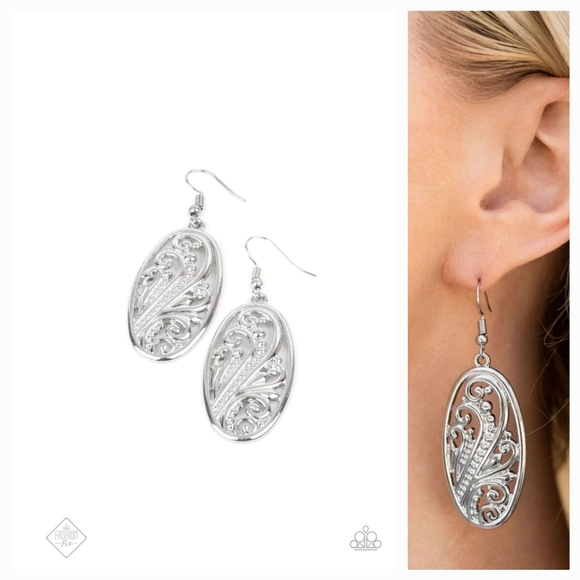HIGH TIDE TERRACE SILVER EARRINGS - Picture 1 of 1